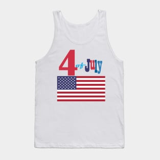 4th Of July & Summer Party Patriotic USA flag Decoration and Gifts. Tank Top